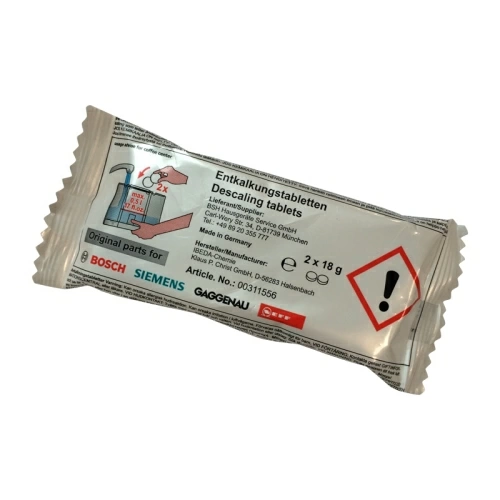 Таблетки от накипи для кофемашин Bosch/Siemens 00311556 (6шт)