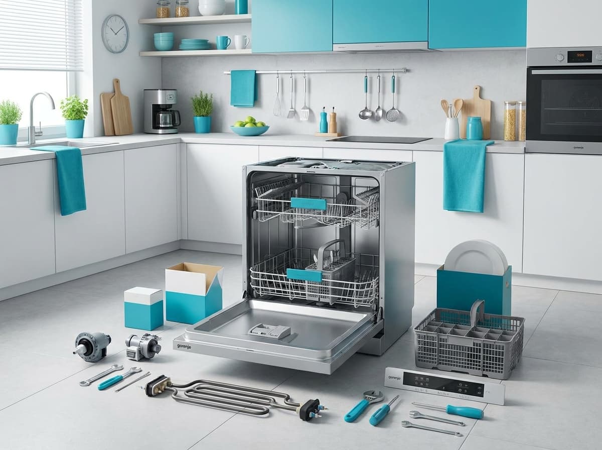 Ремонт посудомоечных машин Gorenje: топ-5 поломок и запчасти