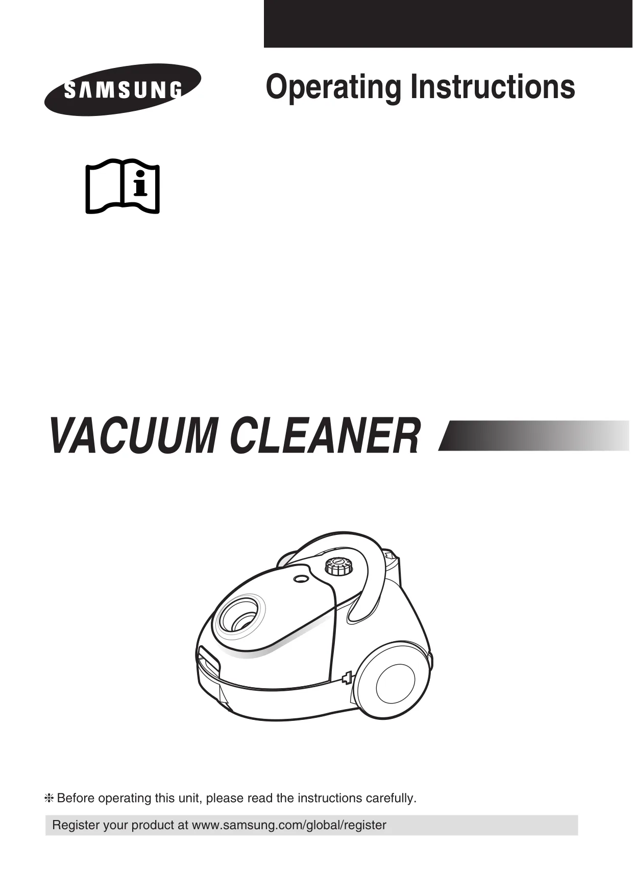 Первая страница инструкции Samsung VCC5125V2G/XST