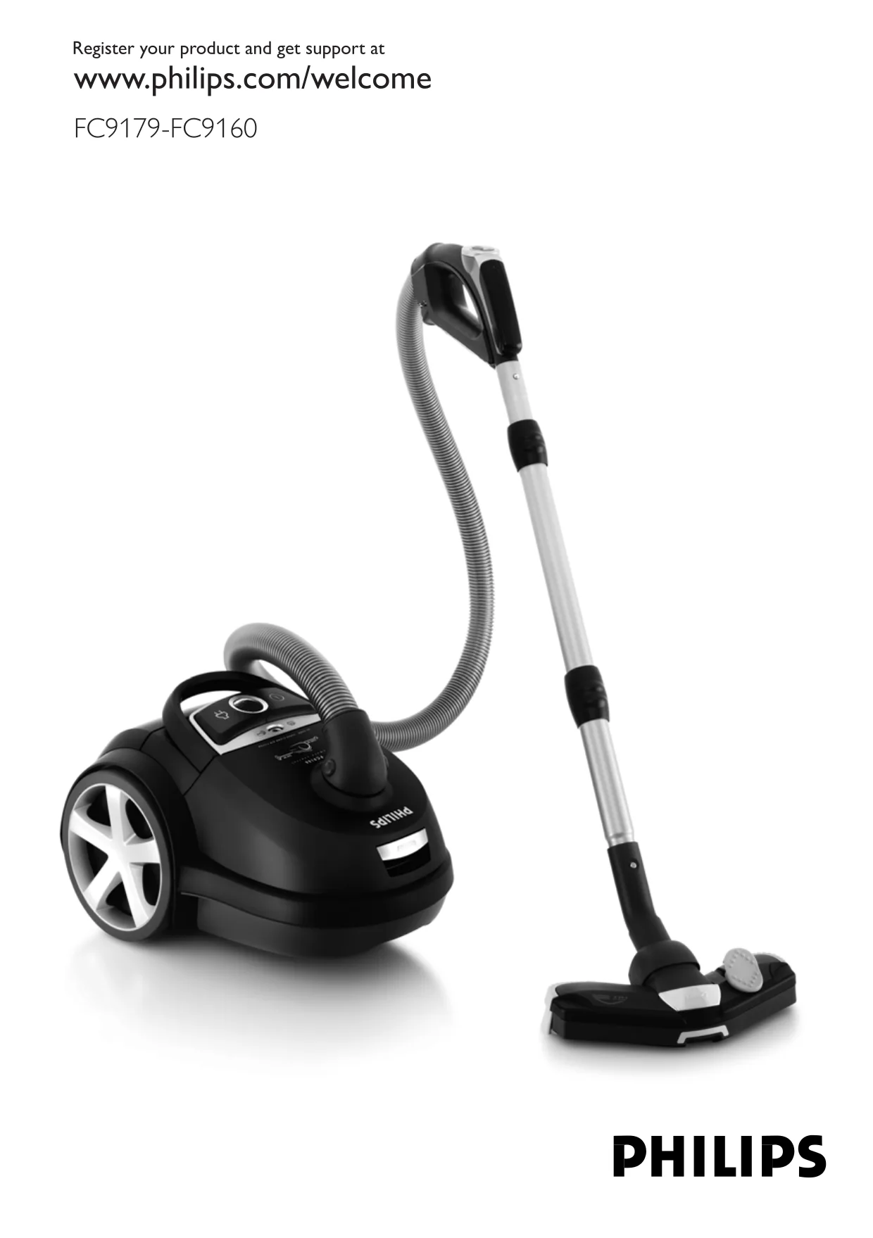 Первая страница инструкции Philips FC9165