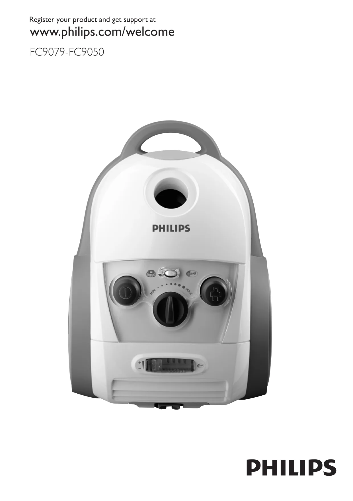 Первая страница инструкции Philips FC9066