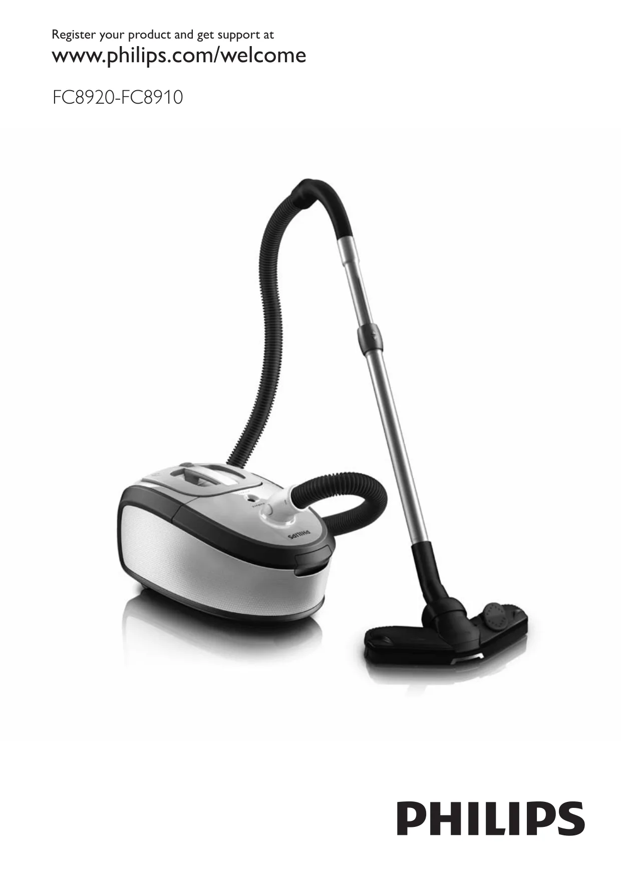 Первая страница инструкции Philips FC8915HomeHero