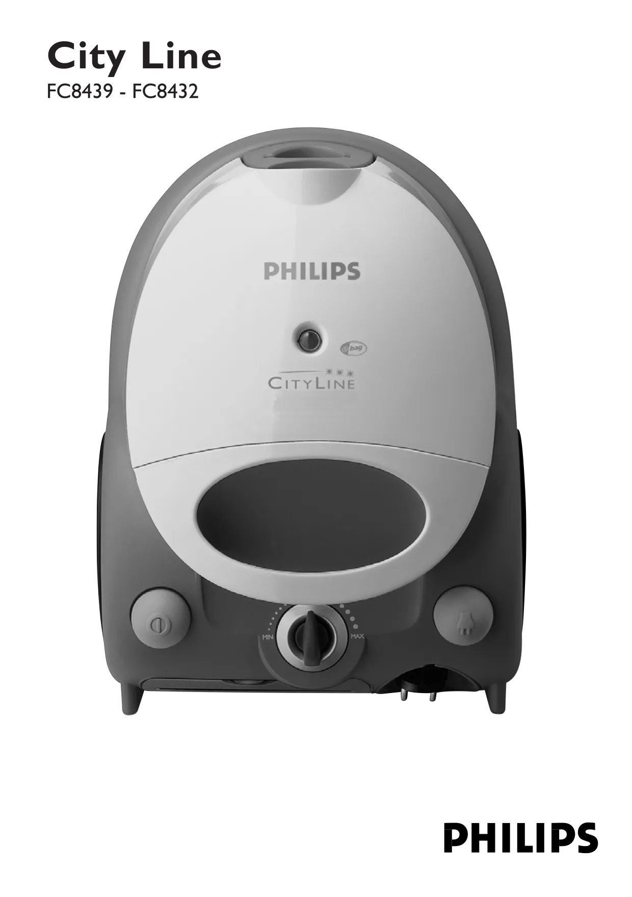 Первая страница инструкции Philips FC8437