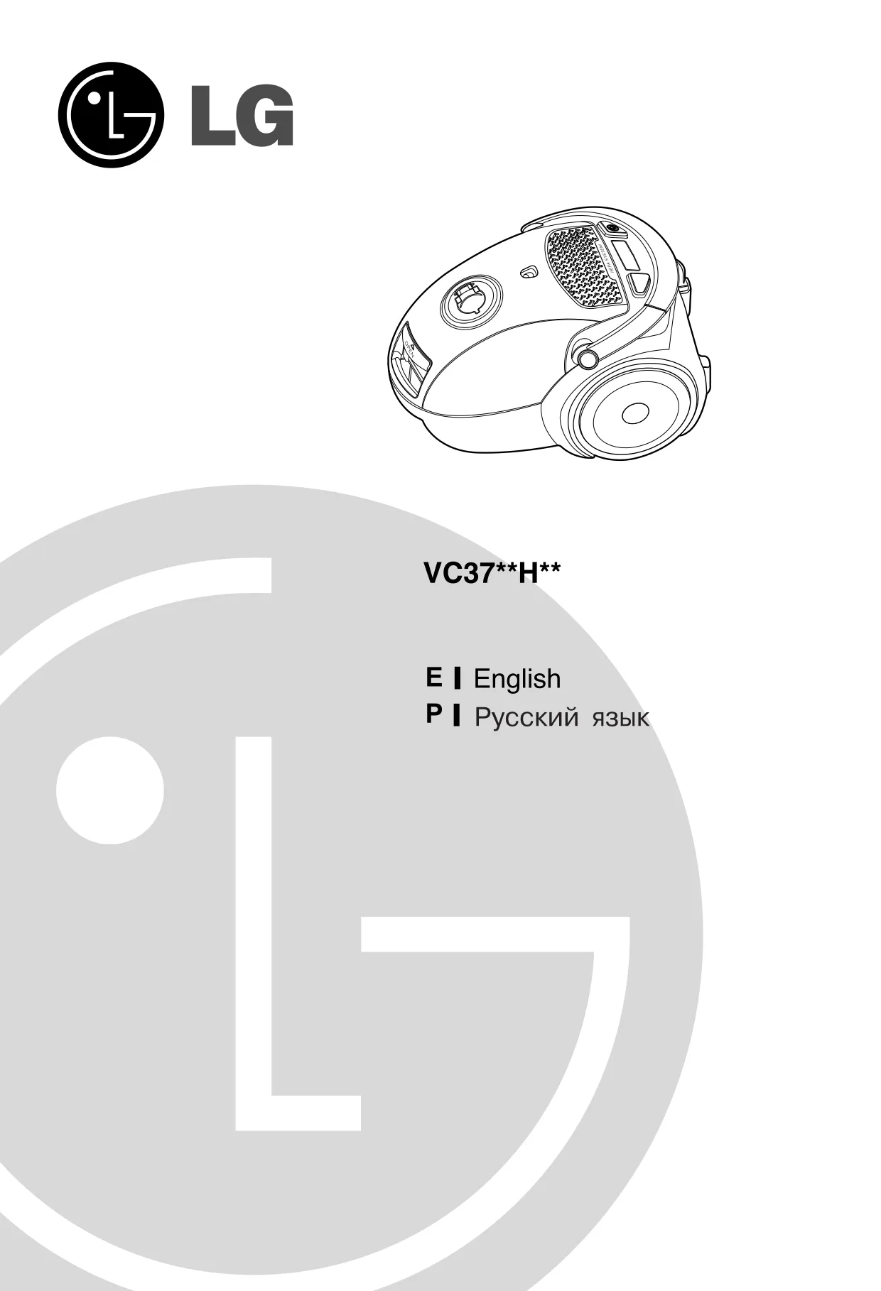 Первая страница инструкции LG V-C3720HU