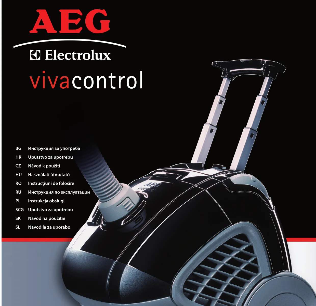 Первая страница инструкции AEG AVC1170