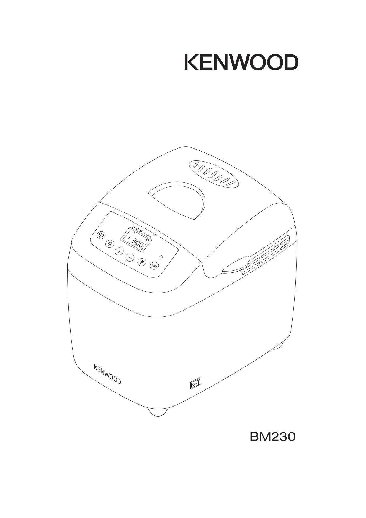 Первая страница инструкции Kenwood BM230