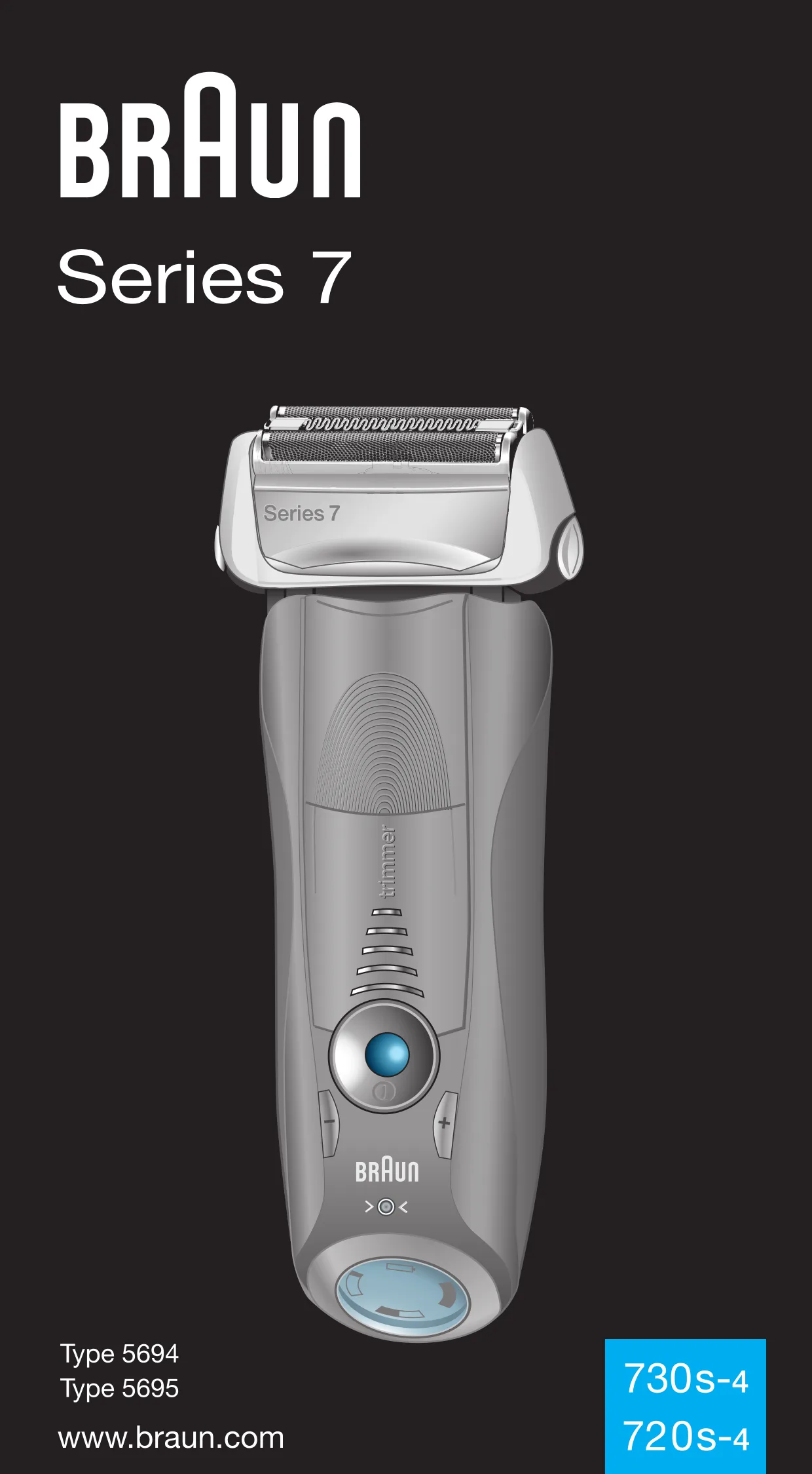 Первая страница инструкции Braun 720s-4