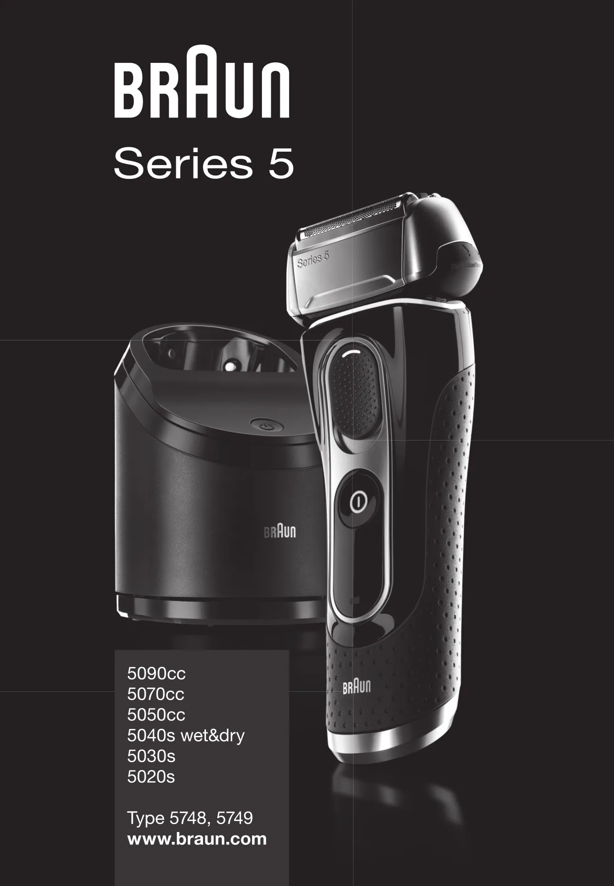 Первая страница инструкции Braun 5070cc