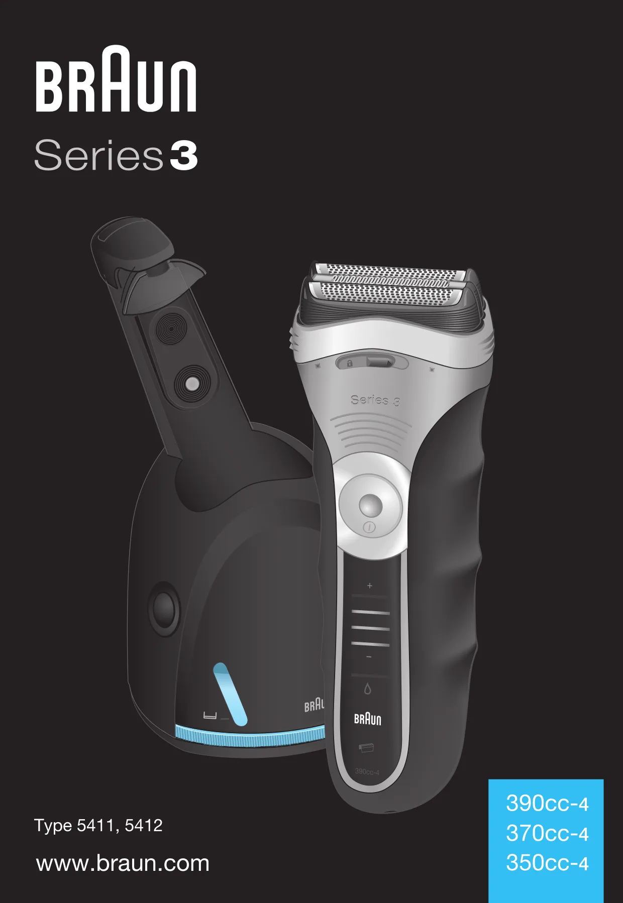 Первая страница инструкции Braun 370cc-4