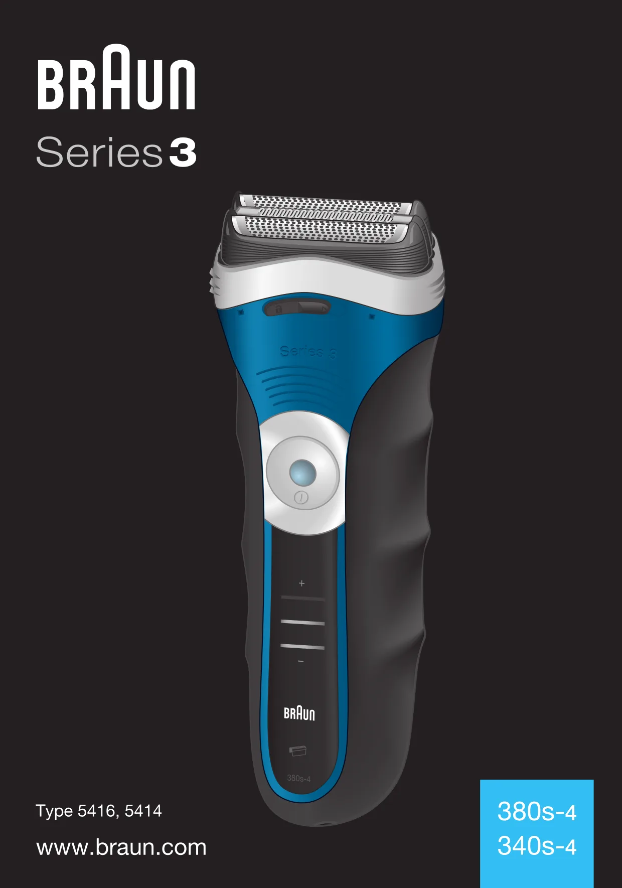 Первая страница инструкции Braun 340s-4