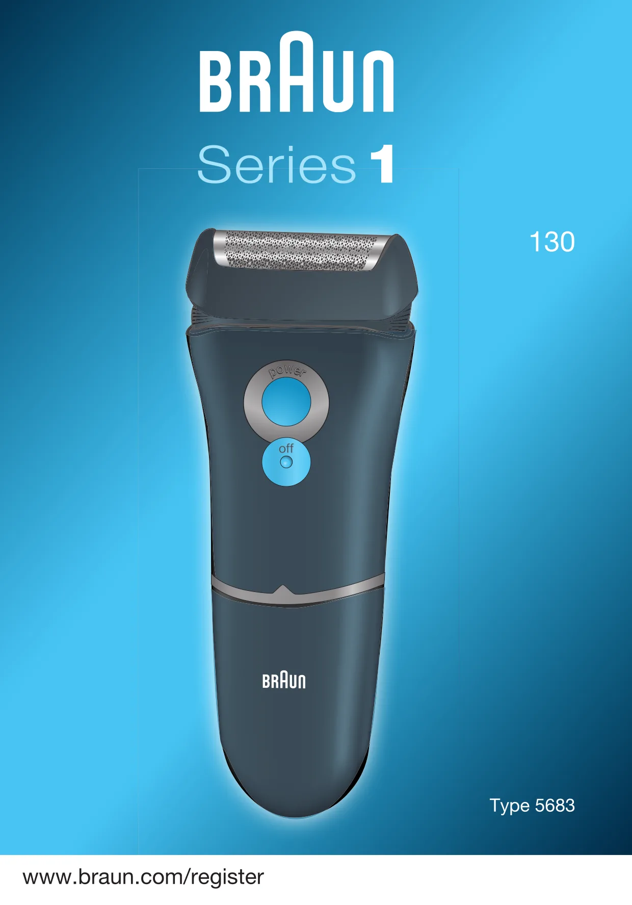 Первая страница инструкции Braun 1130