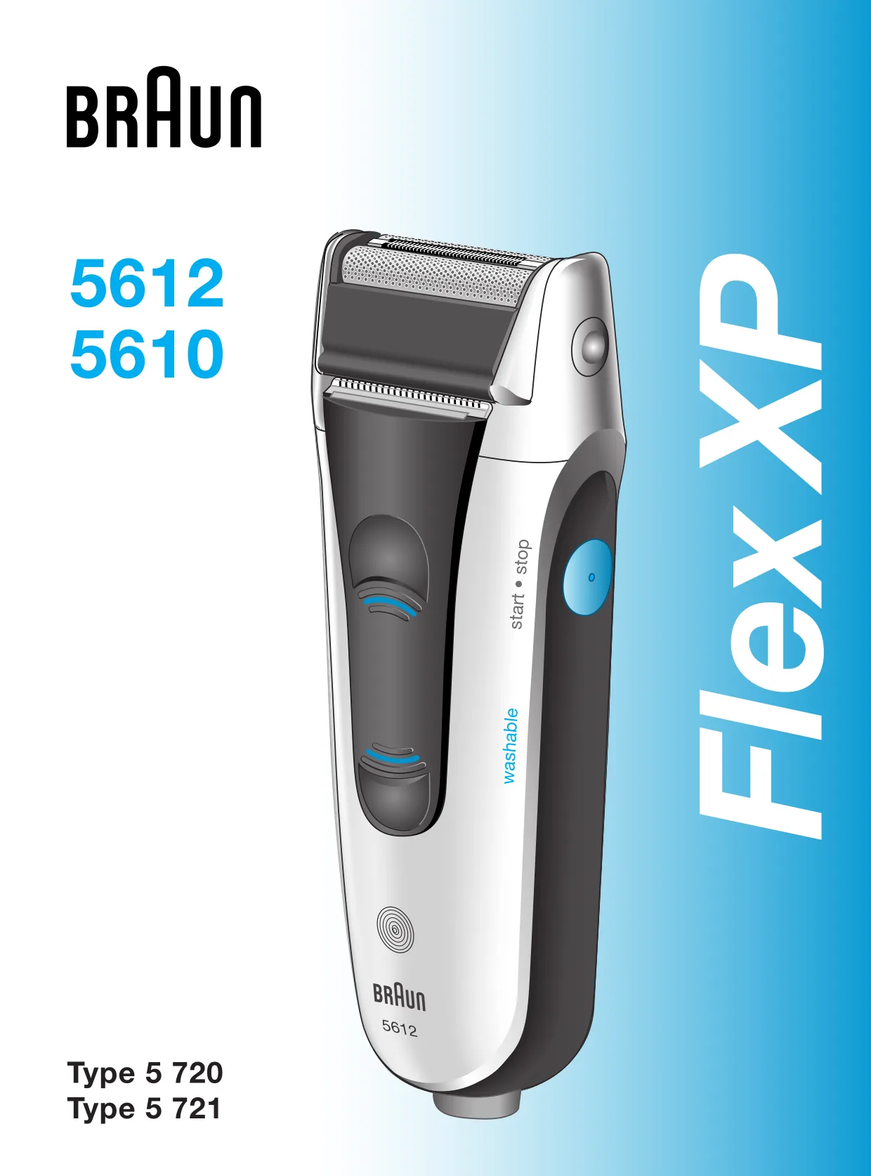 Первая страница инструкции Braun 5612