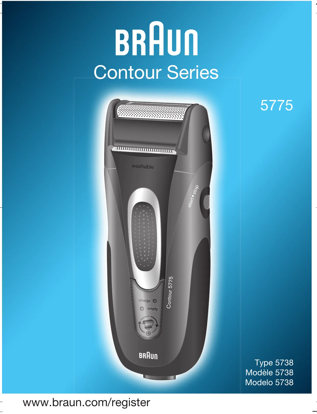 Первая страница инструкции Braun 5775