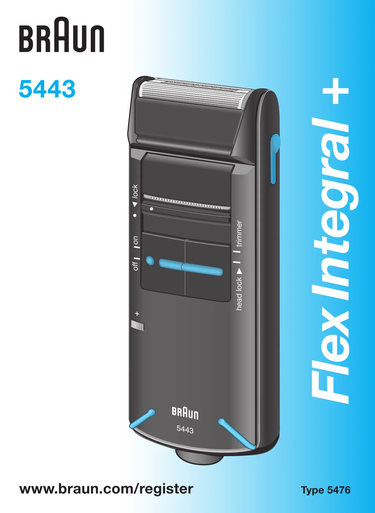 Первая страница инструкции Braun 5443