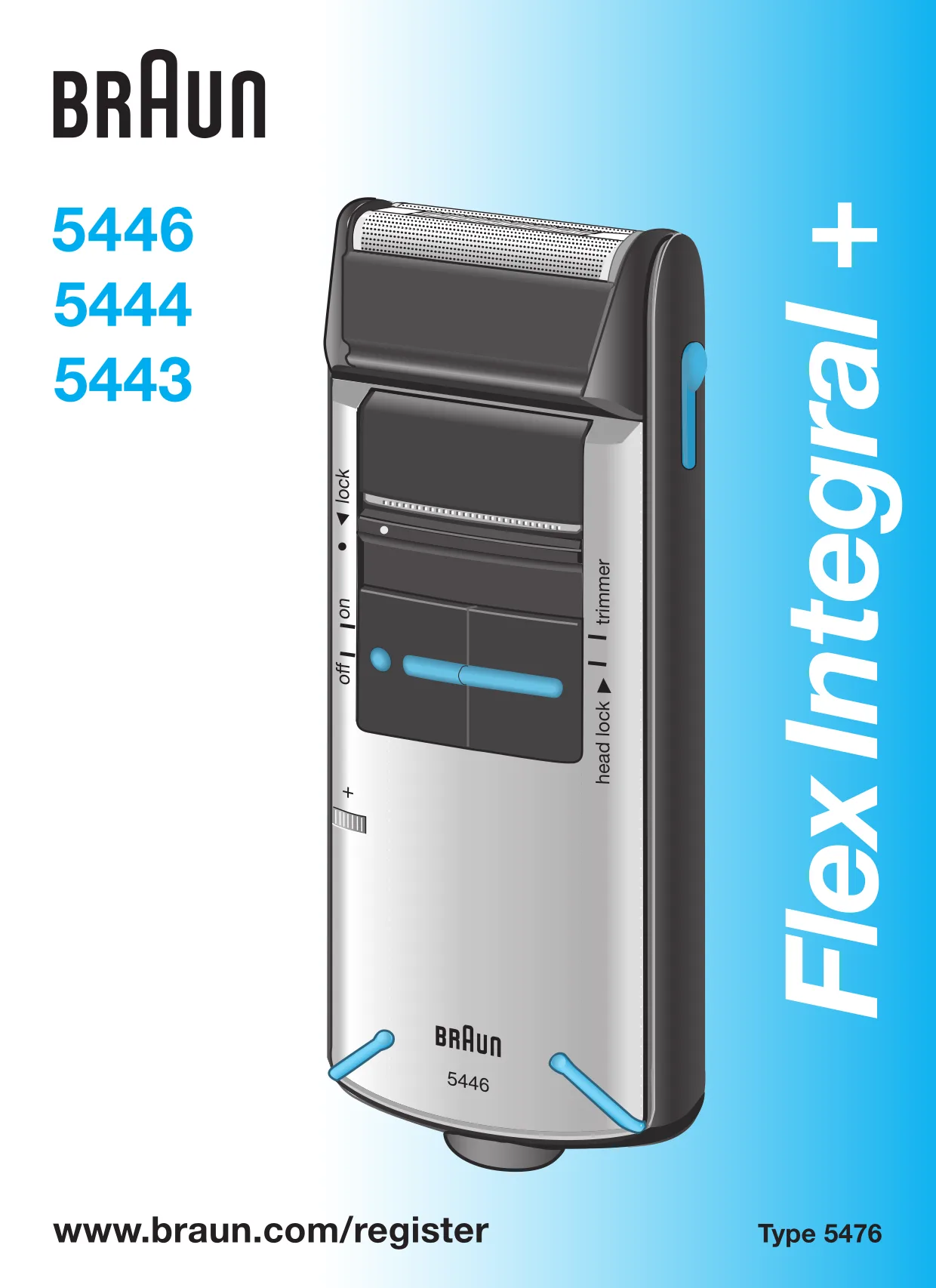 Первая страница инструкции Braun 5446