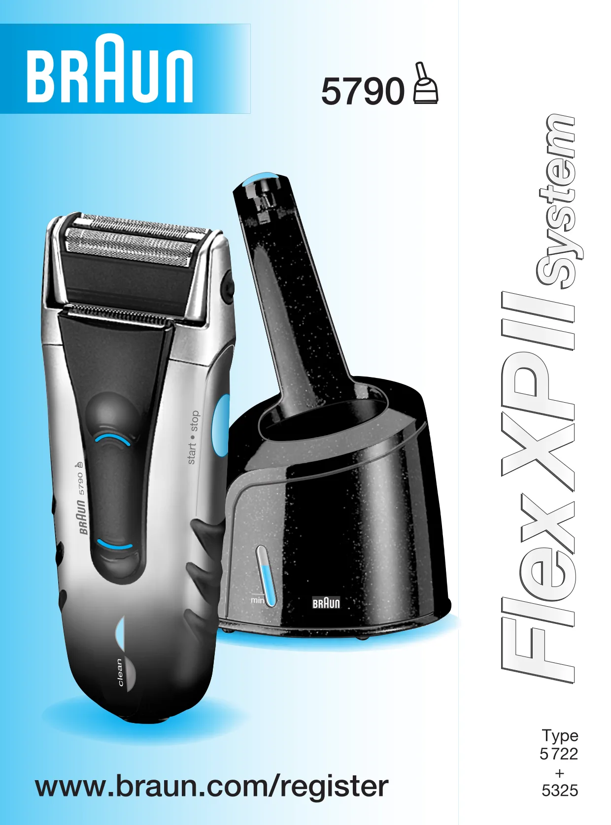 Первая страница инструкции Braun 5790
