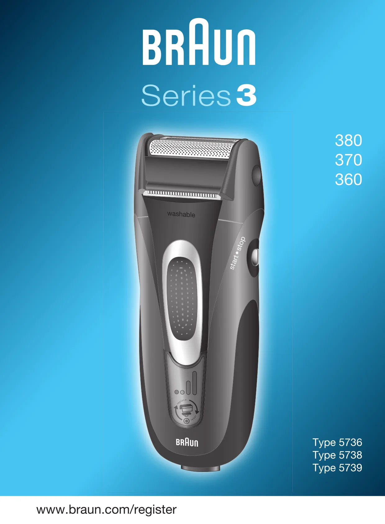 Первая страница инструкции Braun 370