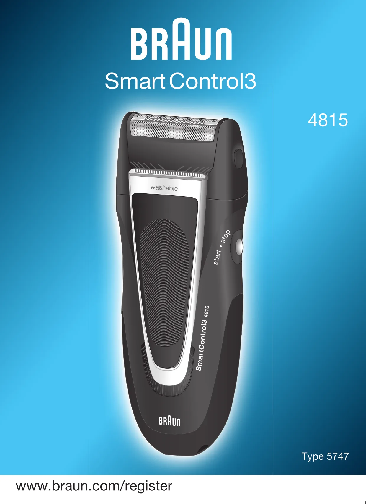 Первая страница инструкции Braun 4815