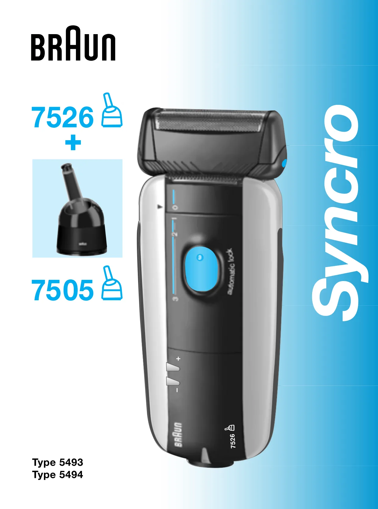 Первая страница инструкции Braun 7505