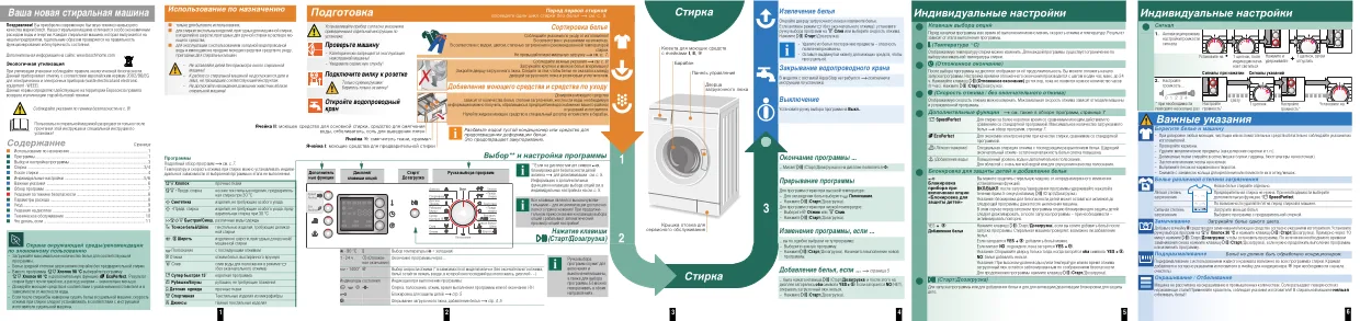 Первая страница инструкции Bosch WAE20444OE/22