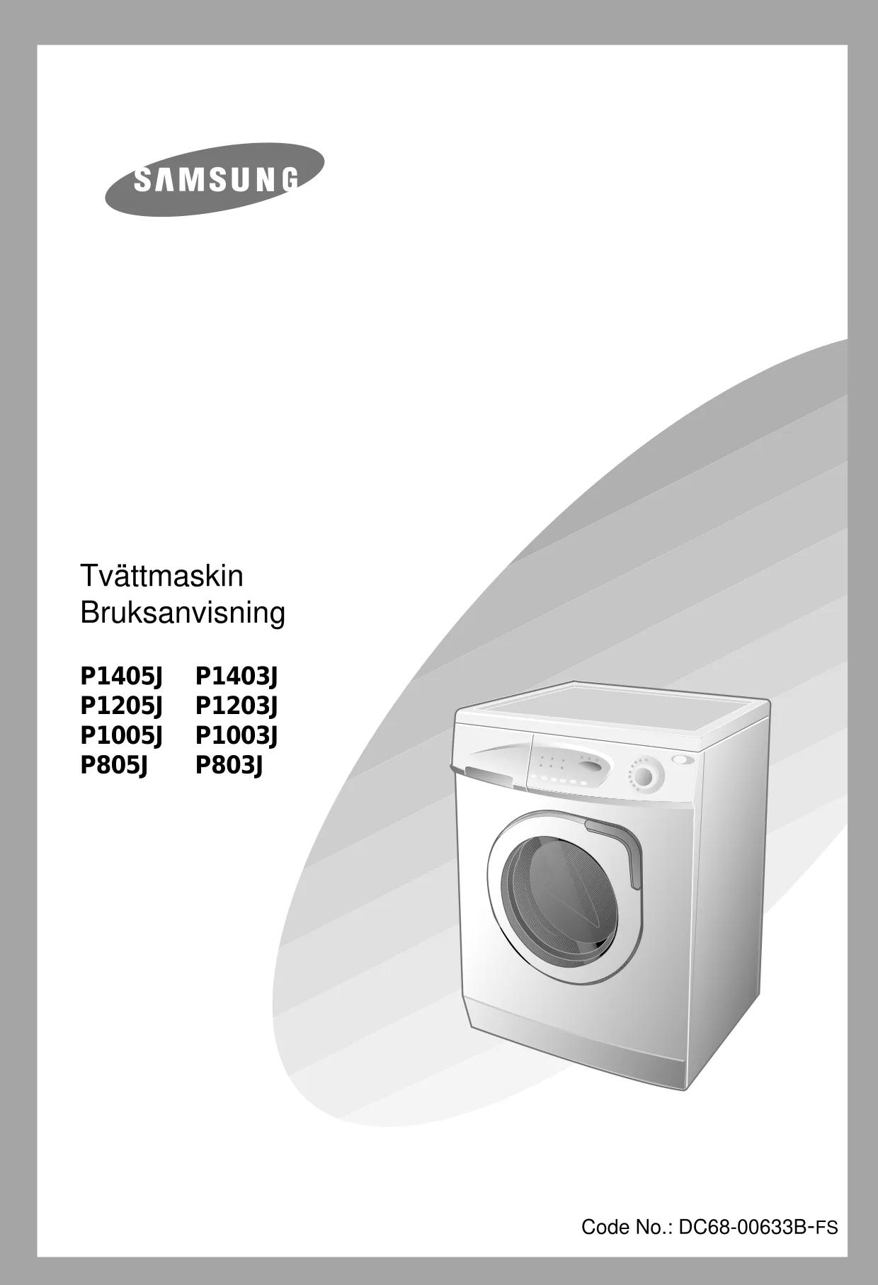 Первая страница инструкции Samsung P1401