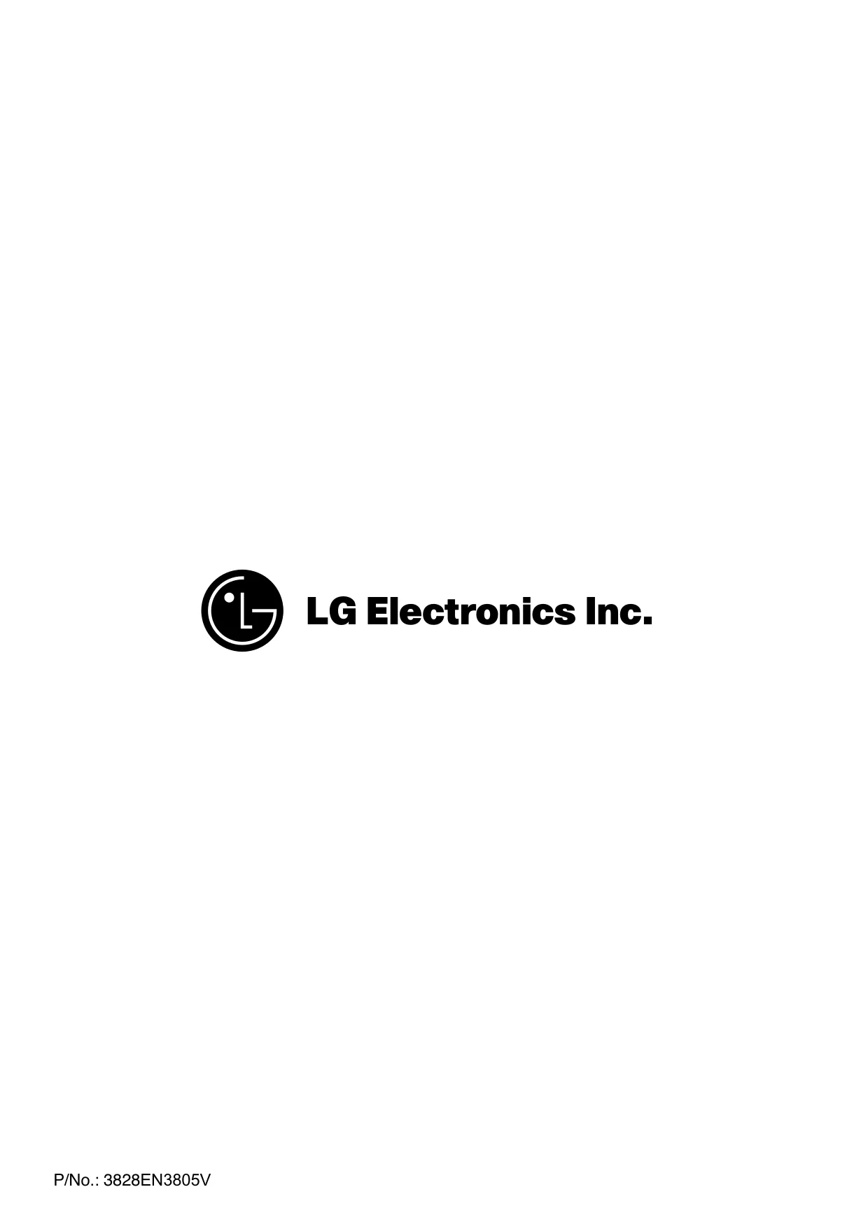 Первая страница инструкции LG WD-10302NUP