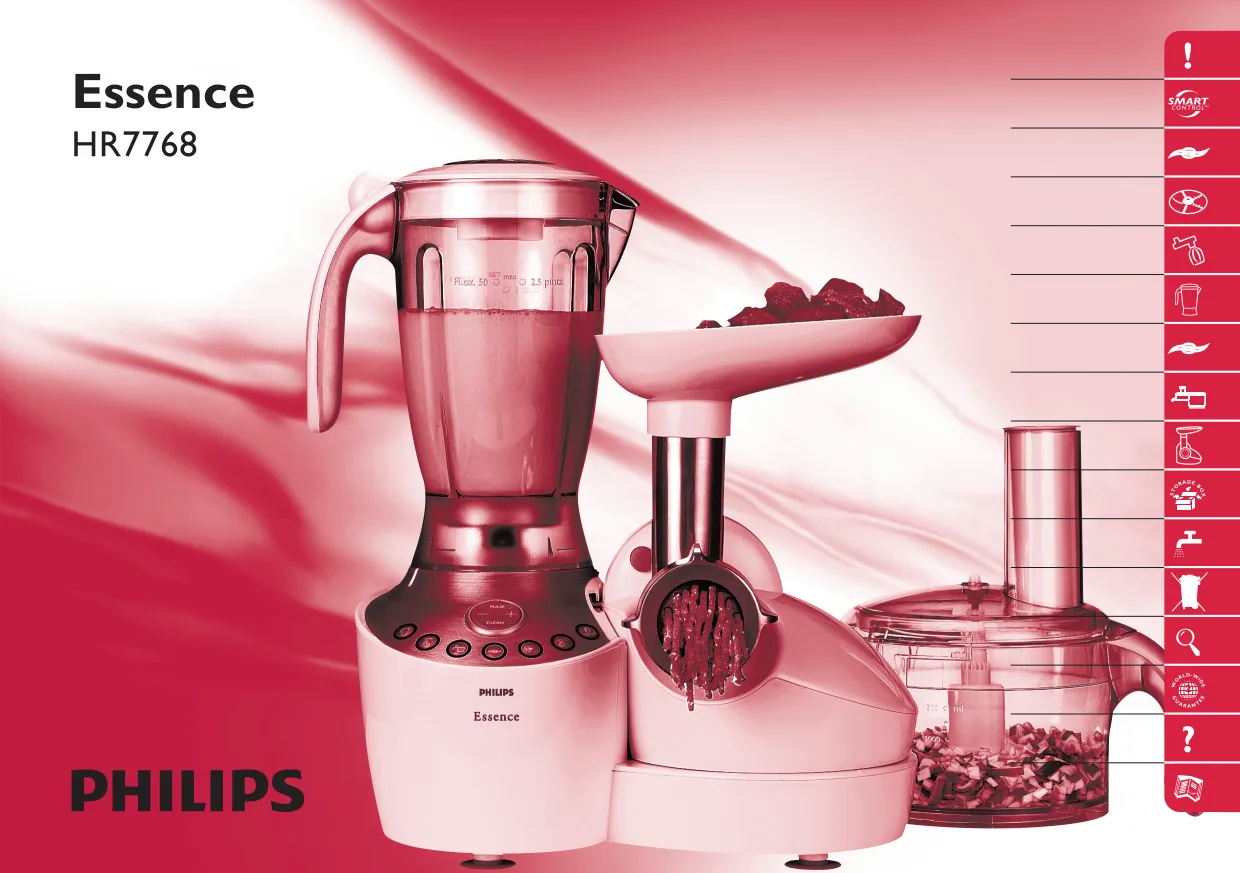 Первая страница инструкции Philips HR7768/13