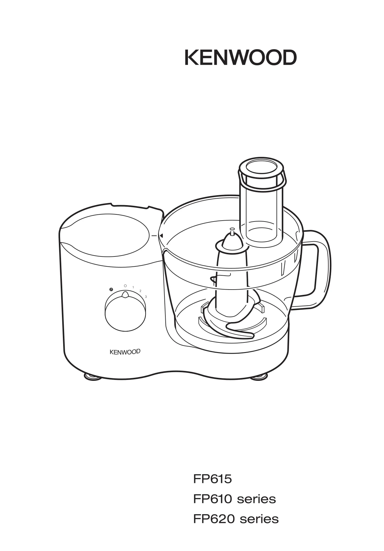 Первая страница инструкции Kenwood FP615