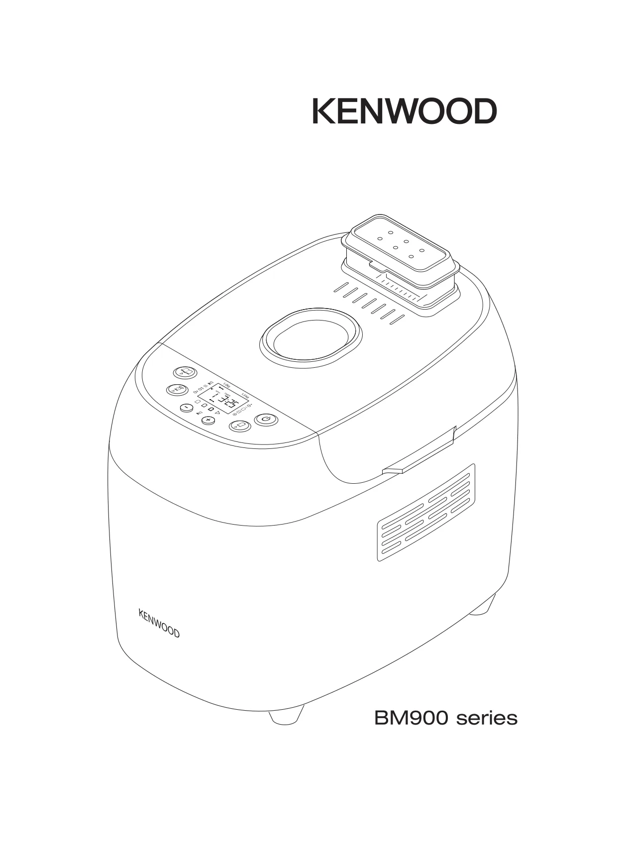 Первая страница инструкции Kenwood BM900