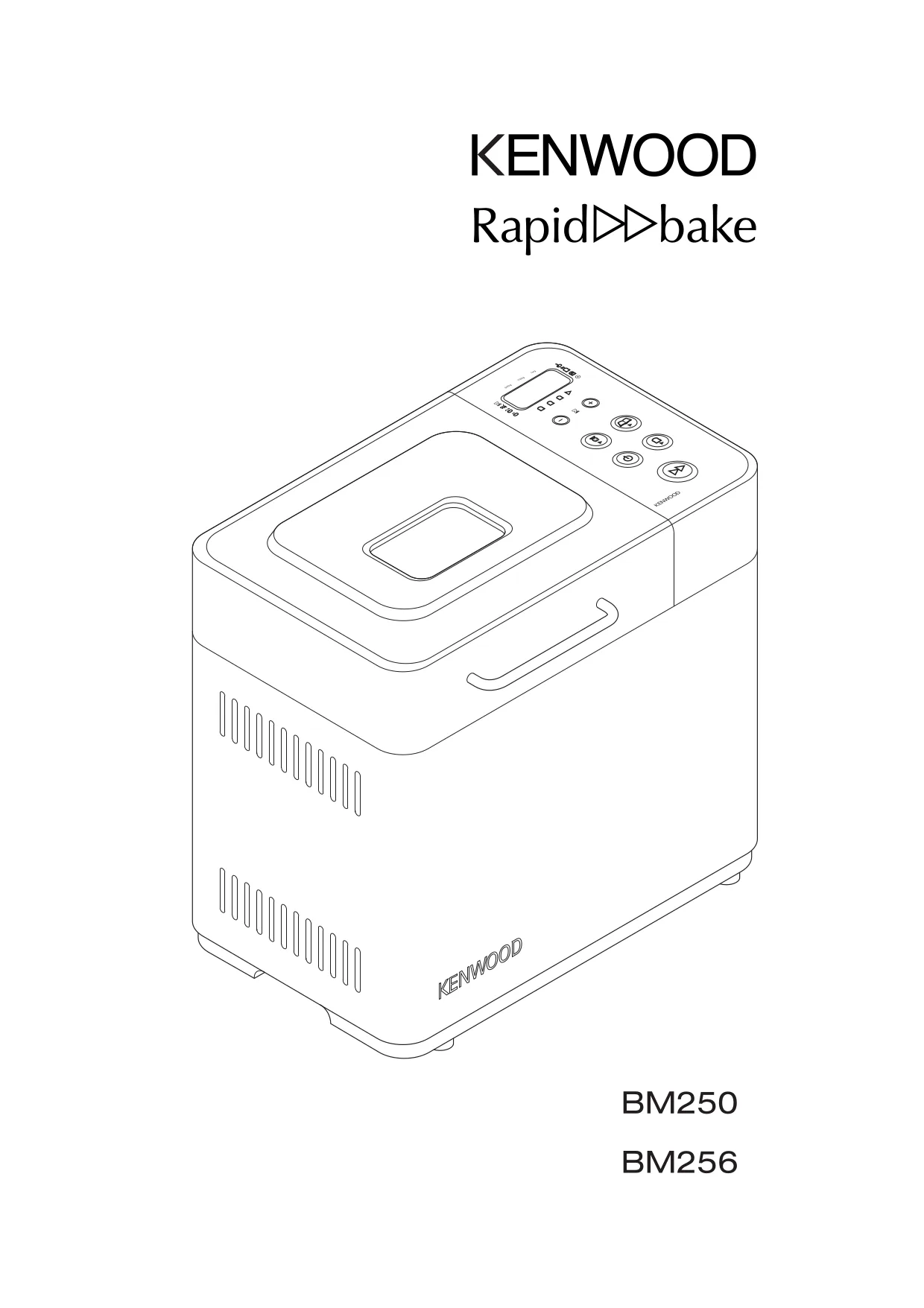 Первая страница инструкции Kenwood BM256