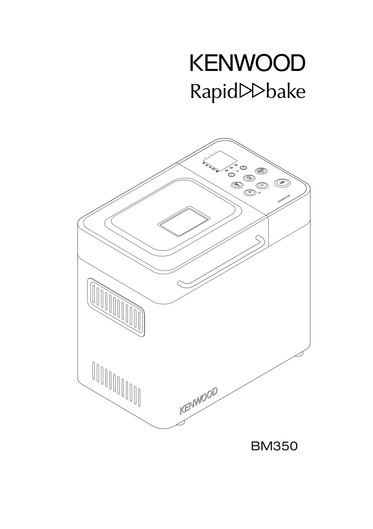 Первая страница инструкции Kenwood BM350