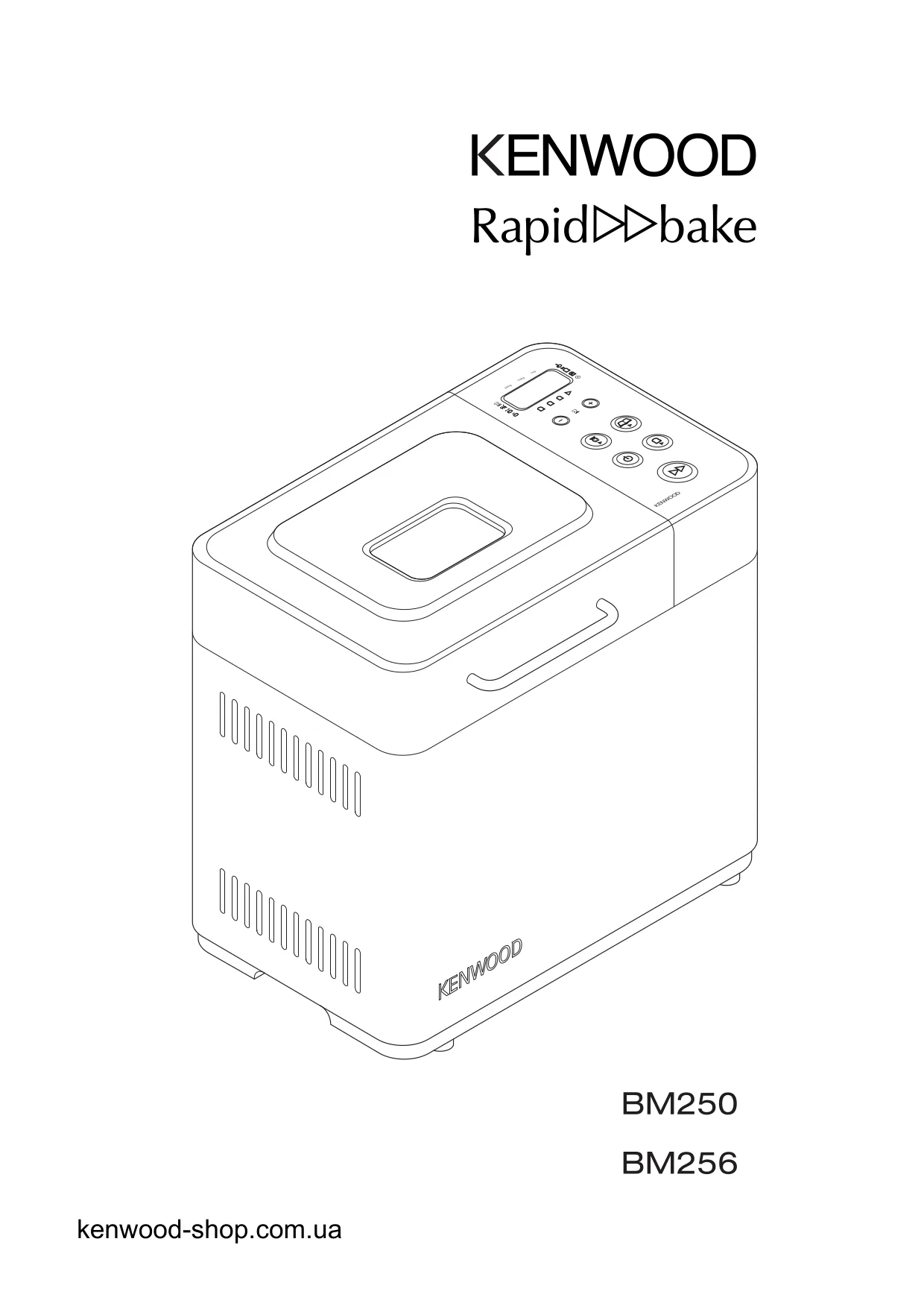 Первая страница инструкции Kenwood BM250
