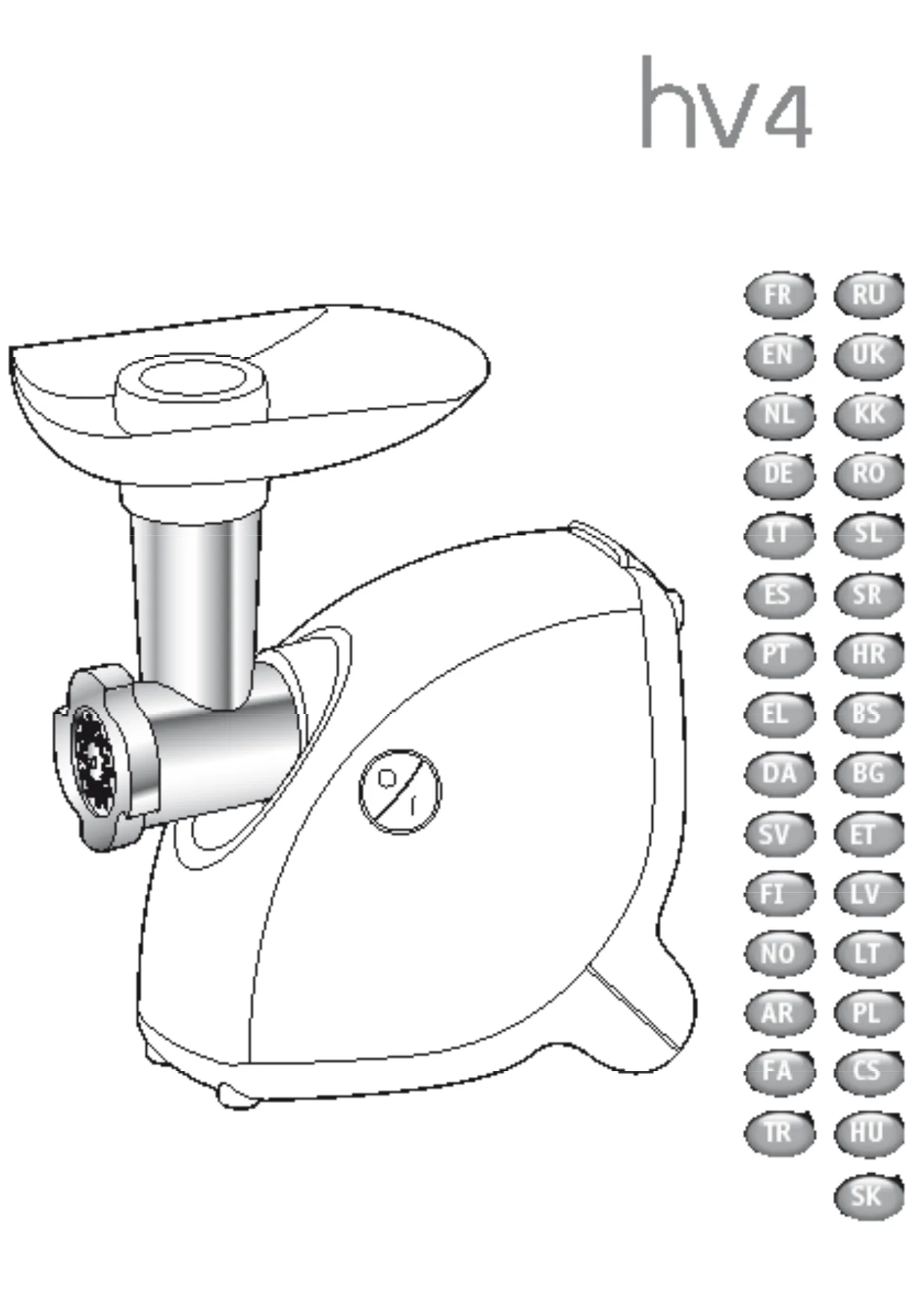 Первая страница инструкции Moulinex ME440139