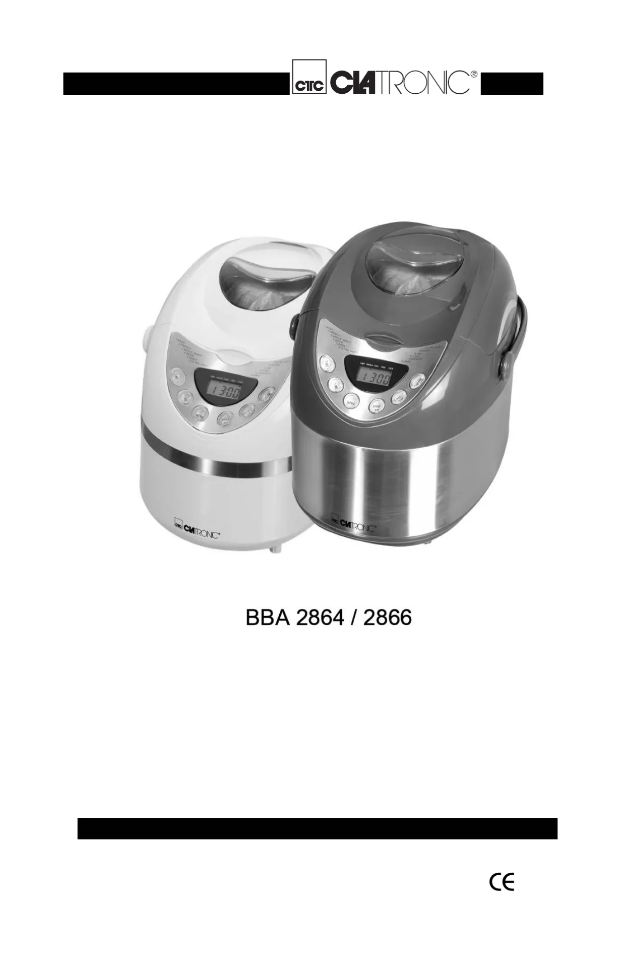 Первая страница инструкции Clatronic BBA2864