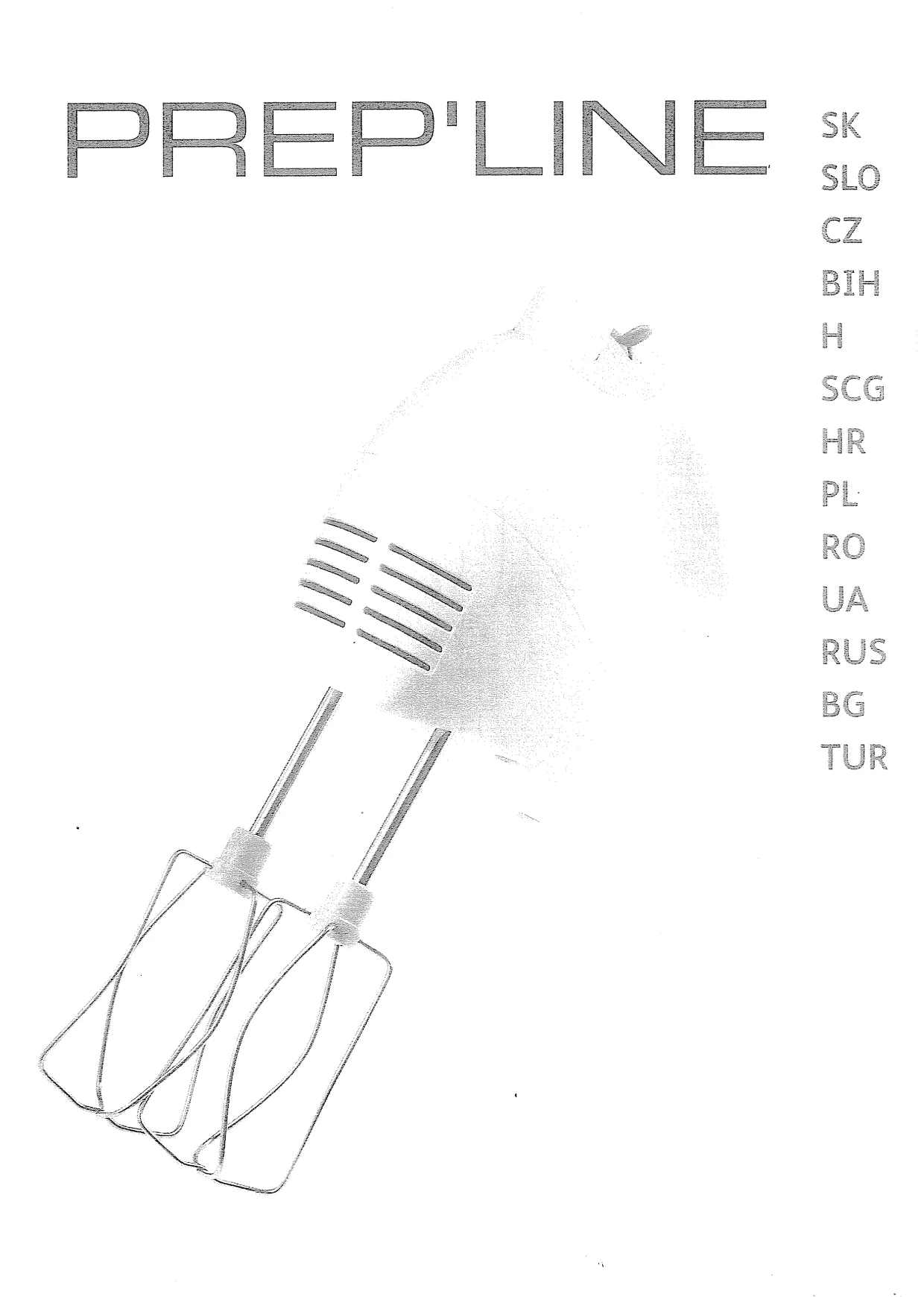 Первая страница инструкции Tefal 814282