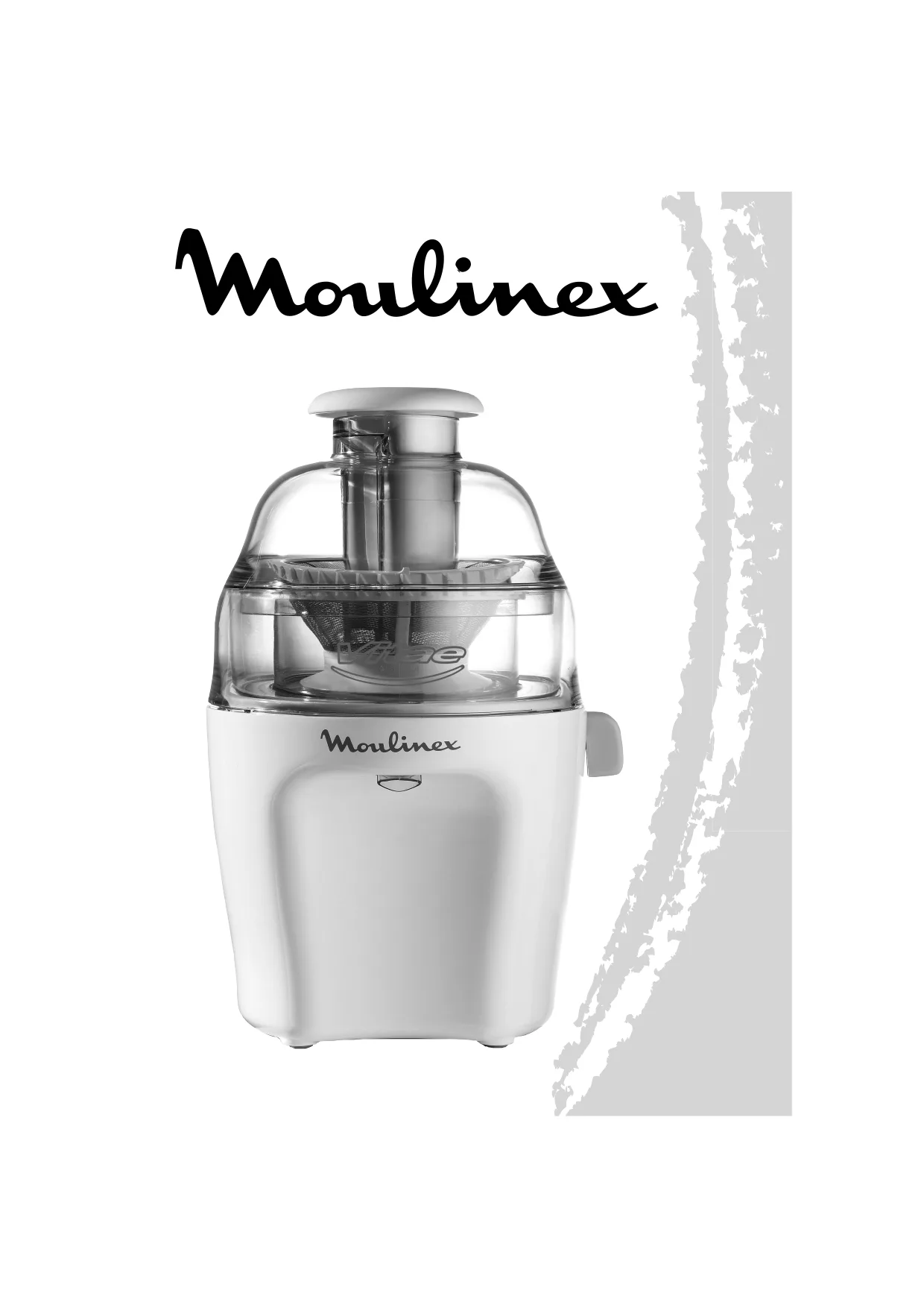 Первая страница инструкции Moulinex JU2100