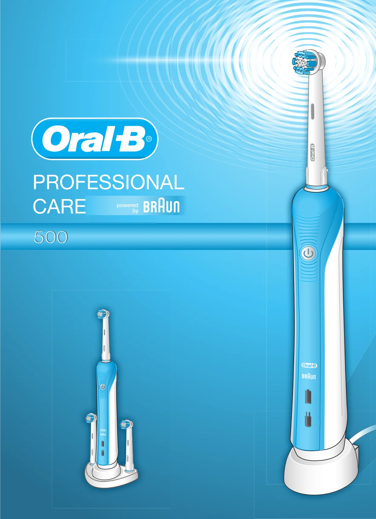 Первая страница инструкции Braun Professional Care 500