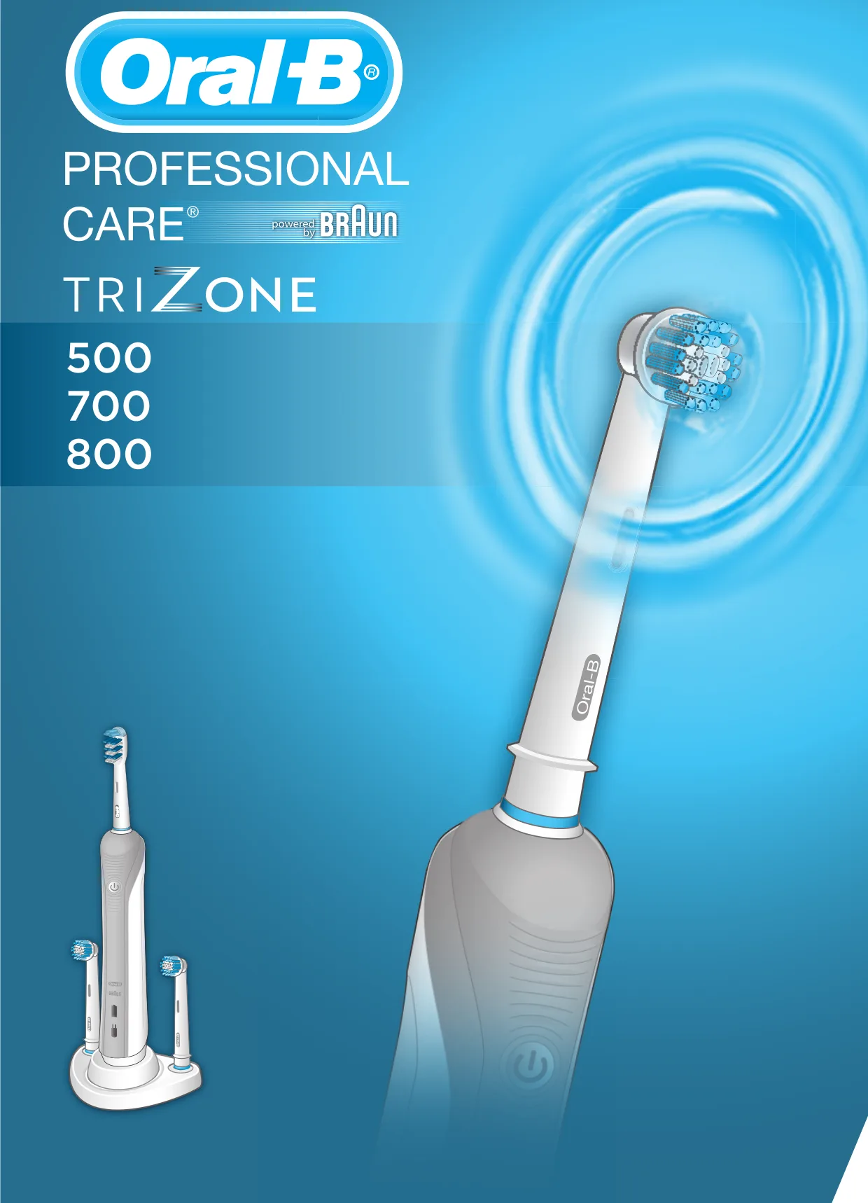 Первая страница инструкции Braun Professional Care 800
