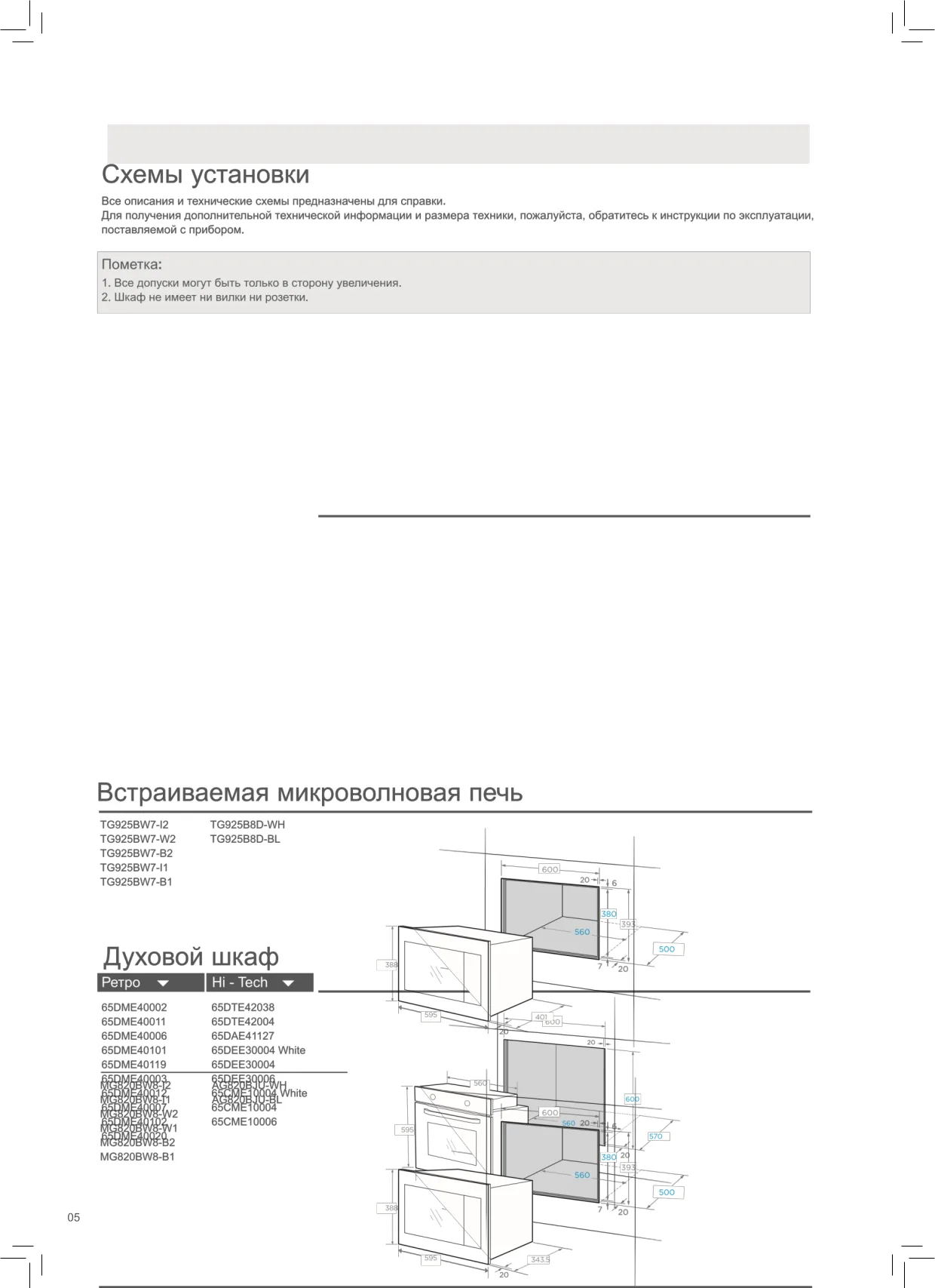 Первая страница инструкции Мидеа 65DME40002