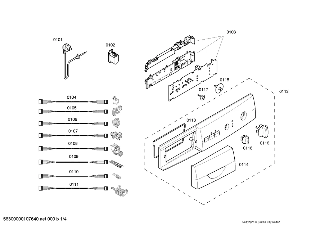 Первая страница инструкции Bosch WFD2473GB/10