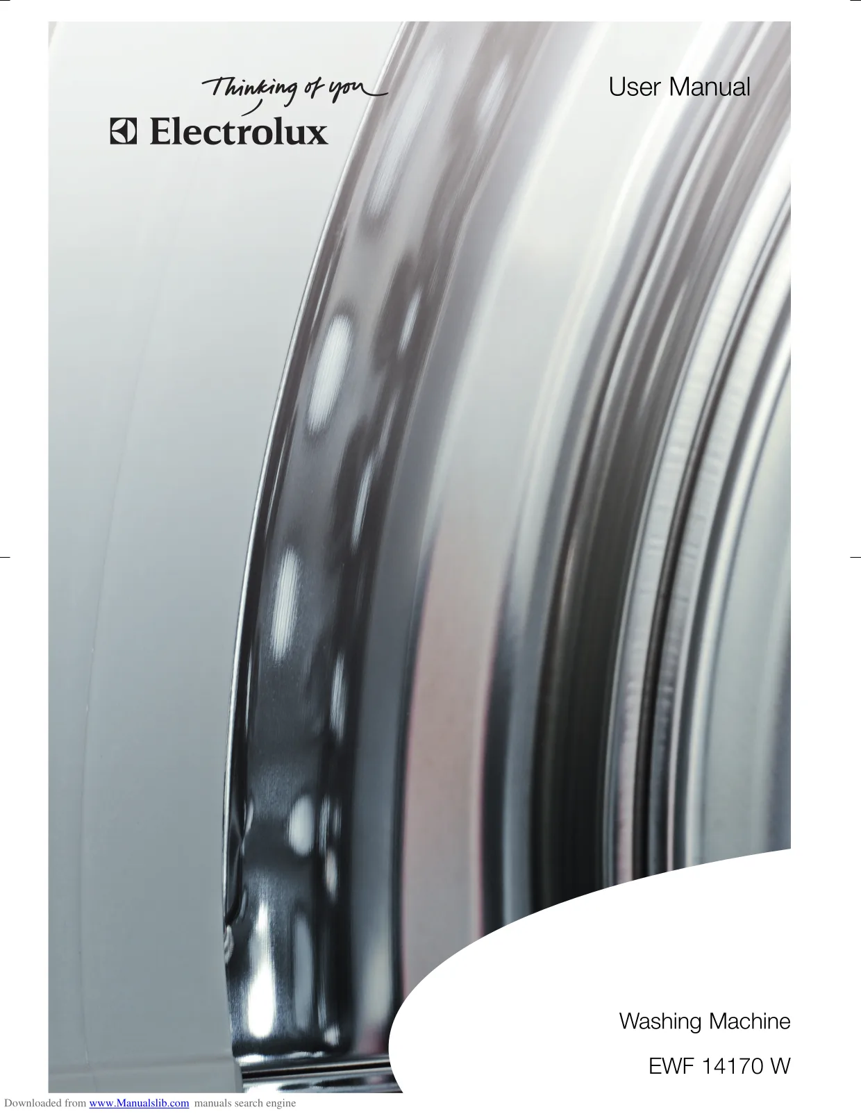Первая страница инструкции Electrolux EWF14070W