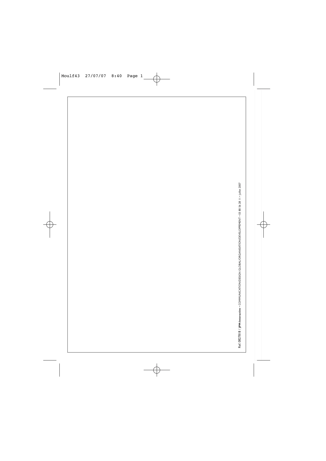 Первая страница инструкции Moulinex FP72614E