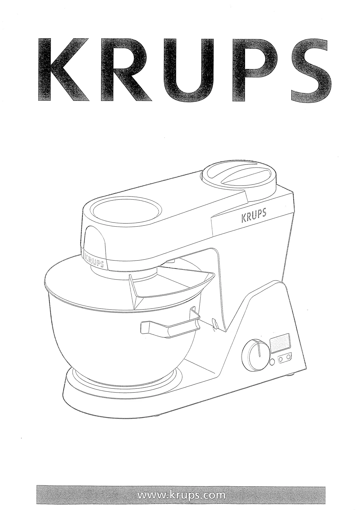 Первая страница инструкции Krups KA90274E
